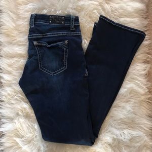 Buckle Black Bootcut Jeans